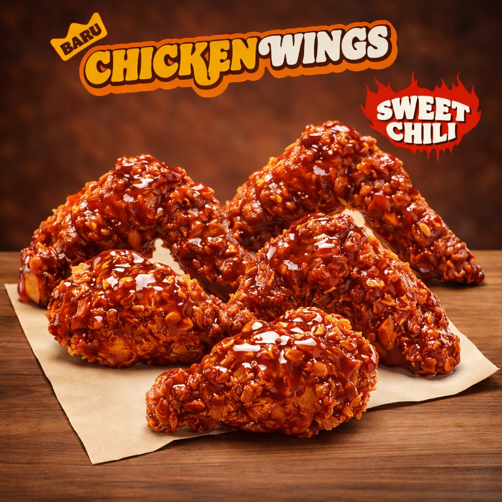 5pc Wings Dunked - Sweet Chili