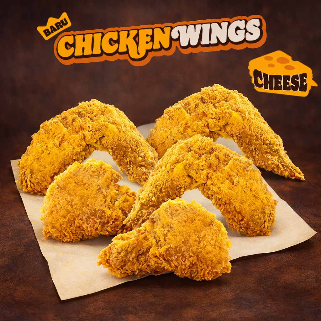 5pc Wings Sprinkle - Cheese
