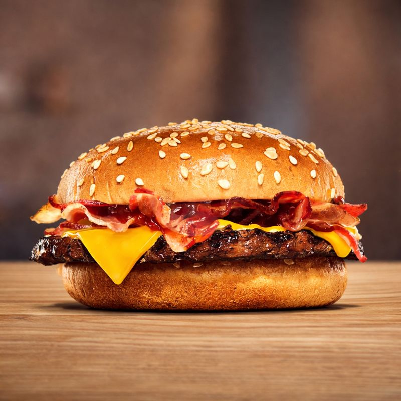 BBQ Beef Rasher Burger