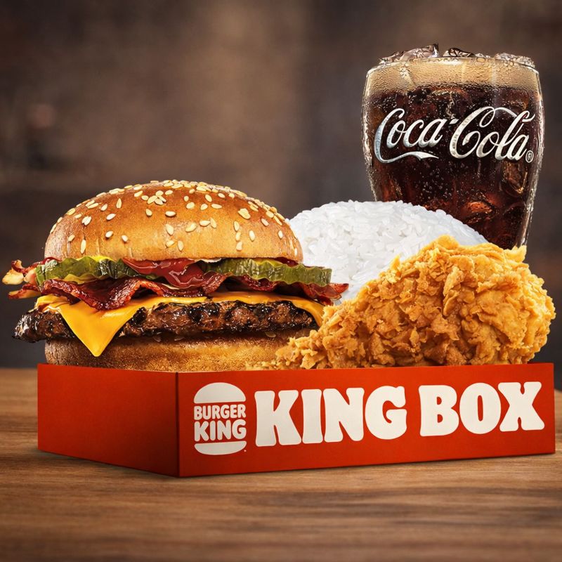 King Box Cheeseburger Supreme