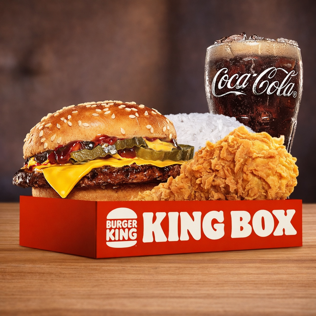 King Box Cheeseburger