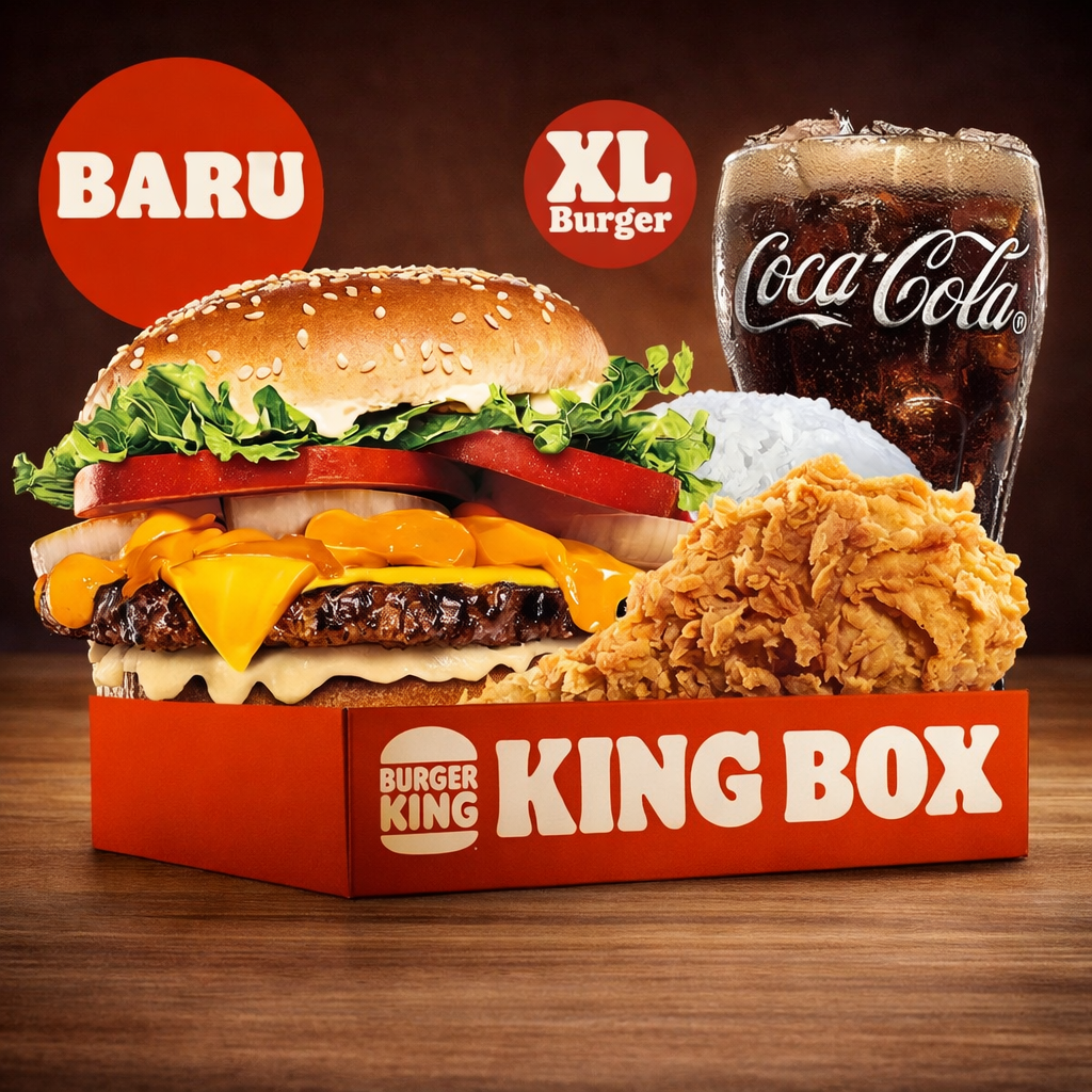 King Box Triple Cheese Whopper