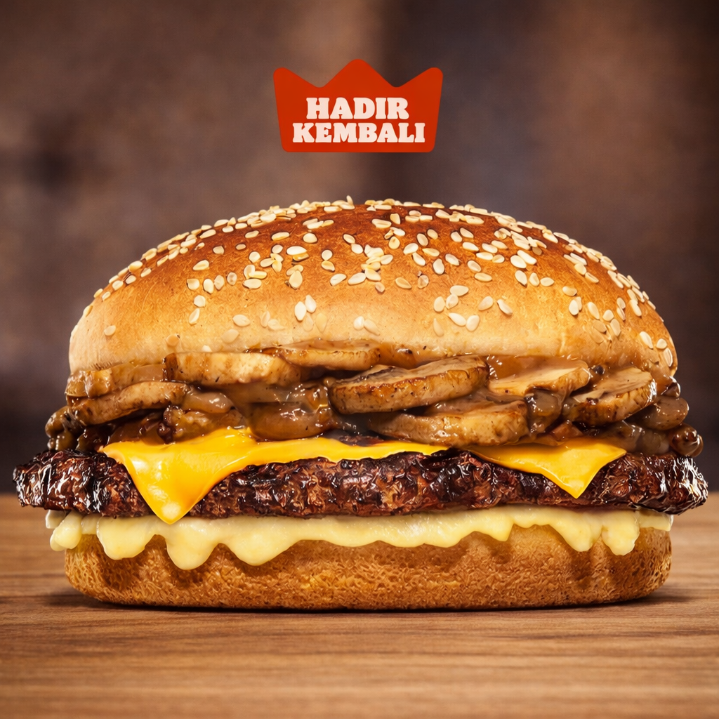 Mushroom Mozzarella Whopper