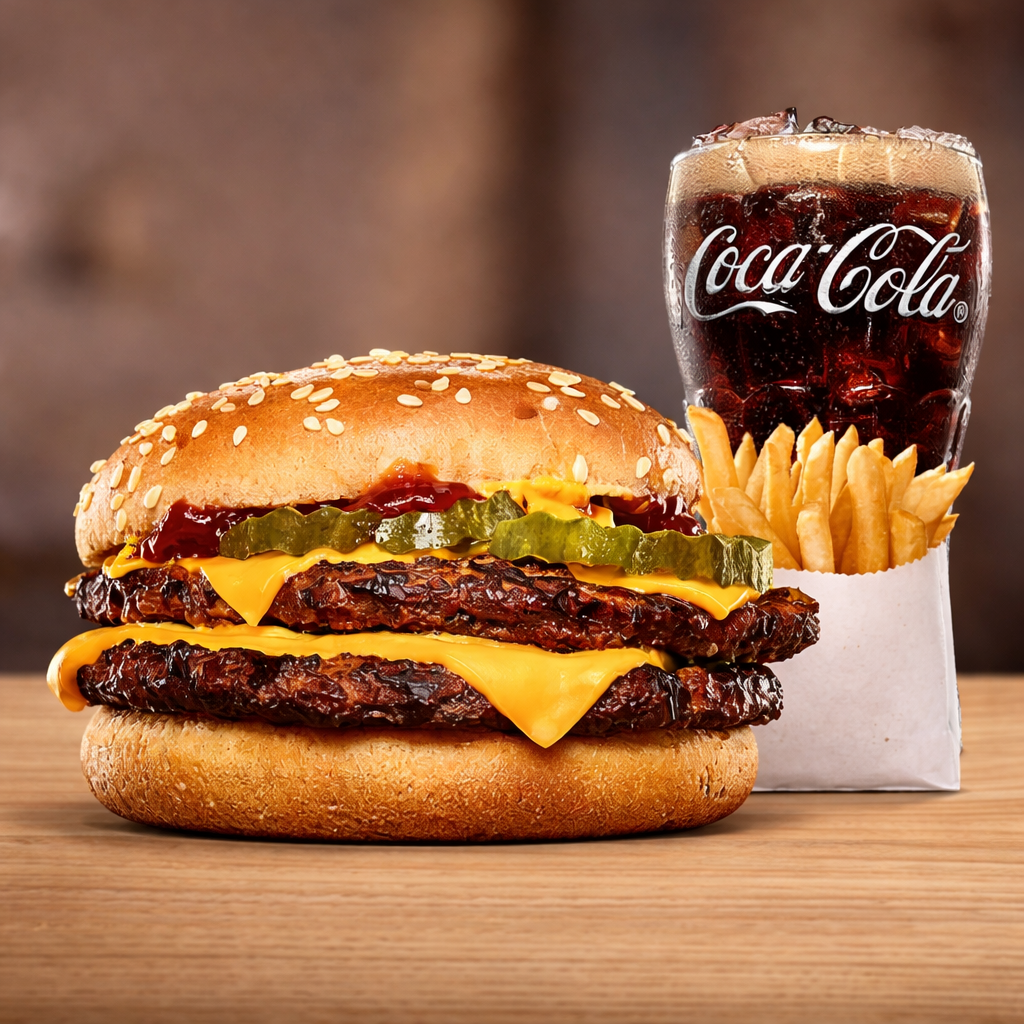 Paket Double Cheeseburger